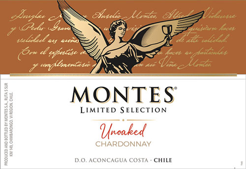 Limited Selection Chardonnay (unoaked) Front Label