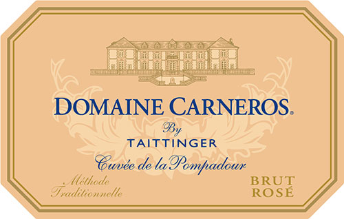 Brut Rosé Cuvée de la Pompadour Front Labels