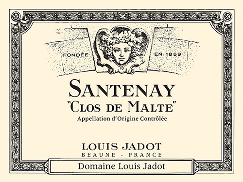 Santenay Clos de Malte Blanc Front Label