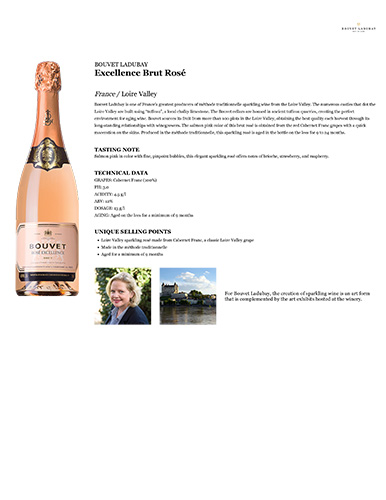 Excellence Brut Rosé Fact Sheet