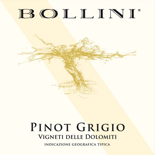 Pinot Grigio Vigneti delle Dolomiti IGT Front Label