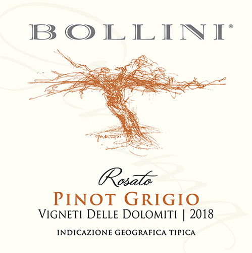 Pinot Grigio Rosato IGT 2018 Front Label