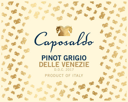 Pinot Grigio Delle Venezie DOC 2017 Front Label