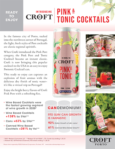 RTD Can – Pink & Tonic Sell Sheet