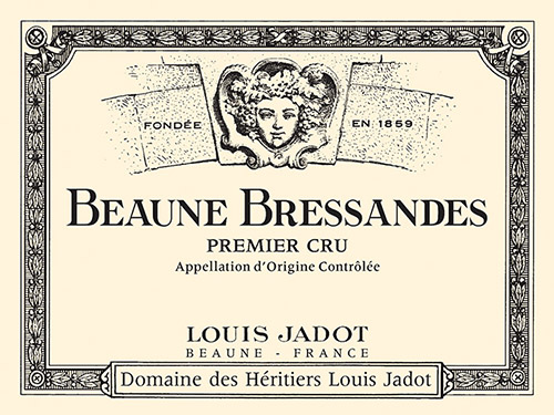 Beaune Bressandes Premier Cru Front Label