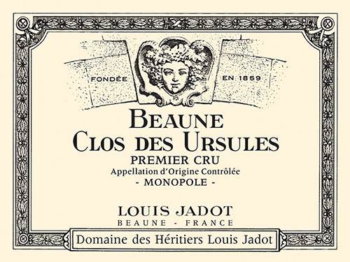 Beaune Clos des Ursules Premier Cru Front Label