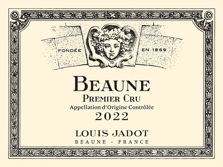 Beaune Premier Cru 2022 Front Label