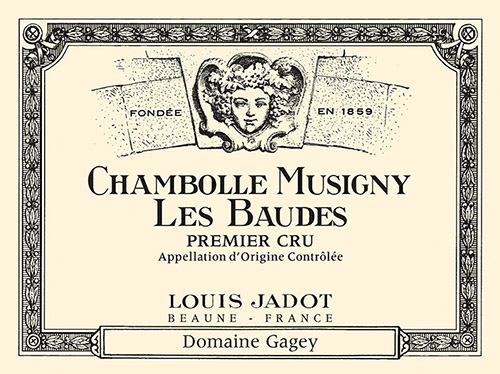 Chambolle-Musigny Les Baudes Premier Cru Front Label