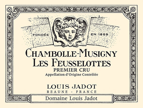 Chambolle-Musigny Les Feusselottes Premier Cru Front Label