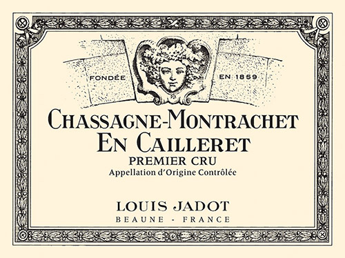 Chassagne-Montrachet Les Cailleret Premier Cru Front Label