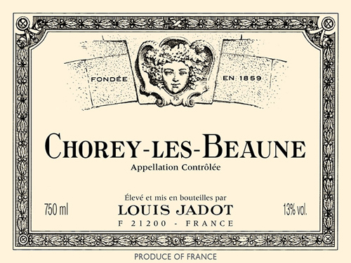 Chorey-les-Beaune Front Label