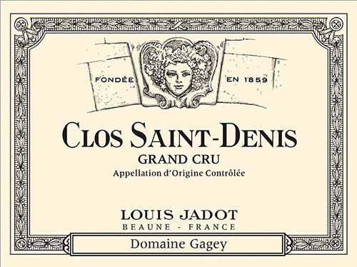 Clos-Saint-Denis Grand Cru Front Label