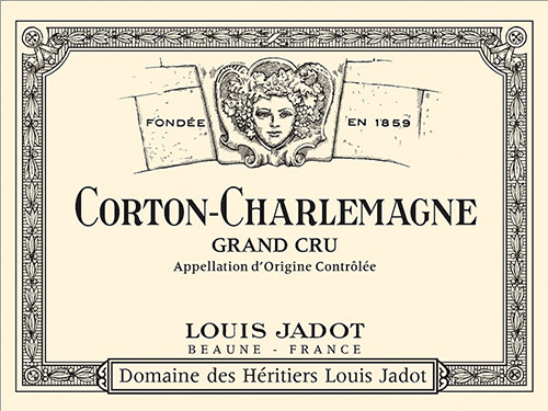 Corton-Charlemagne Grand Cru Front Label