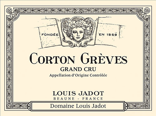 Corton-Grèves Grand Cru Front Label