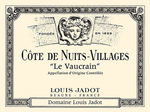 Côte de Nuits-Villages Le Vaucrain Front Label