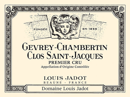 Gevrey-Chambertin Clos Saint Jacques Premier Cru Front Label