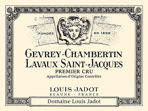 Gevrey-Chambertin Lavaux-Saint-Jacques Premier Cru Front Label