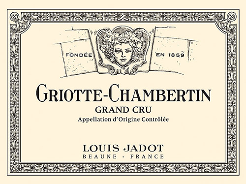 Griotte-Chambertin Grand Cru Front Label