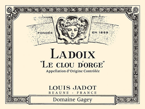 Ladoix Le Clou d’Orge Blanc Front Label