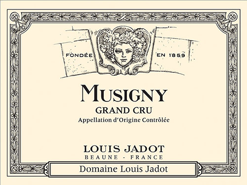 Le Musigny Grand Cru Front Label