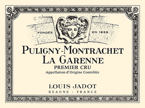 Puligny-Montrachet La Garenne Premier Cru Front Label