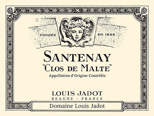 Santenay Clos de Malte Front Label