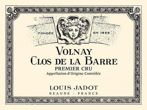 Volnay Clos de la Barre Premier Cru Front Label