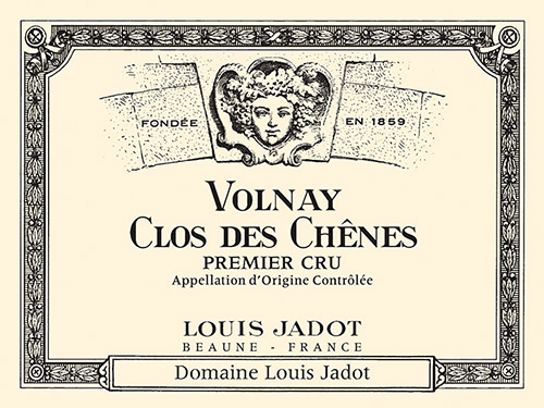 Volnay Clos des Chênes Premier Cru Front Label