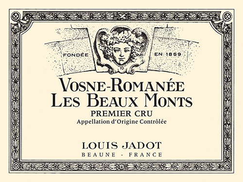 Vosne-Romanée Les Beaux Monts Premier Cru Front Label