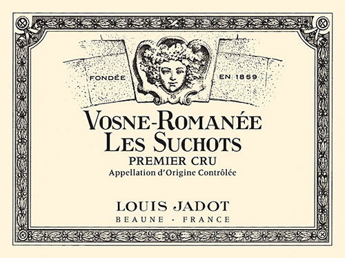 Vosne-Romanée Les Suchots Premier Cru Front Label