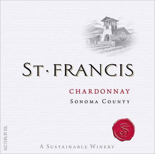 Sonoma County Chardonnay Front Label