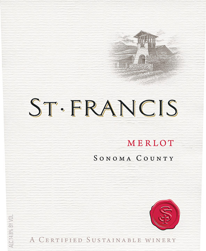 Sonoma County Merlot Front Label