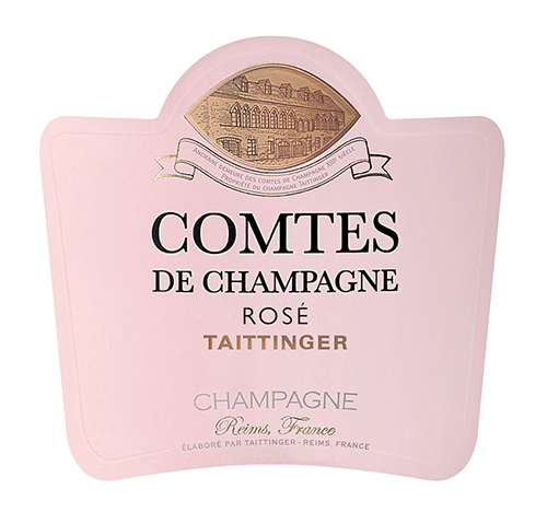 Comtes de Champagne Rosé Front Label