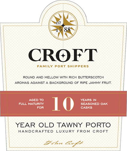 10 Year Old Tawny Porto Front Label