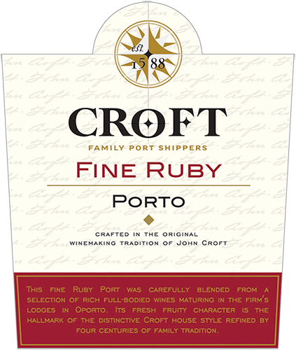 Fine Ruby Porto Front Label