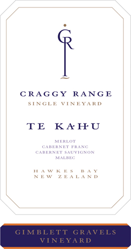 Te Kahu Gimblett Gravels Vineyard Front Label