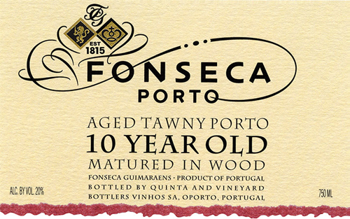 10 Year Old Tawny Porto Front Label