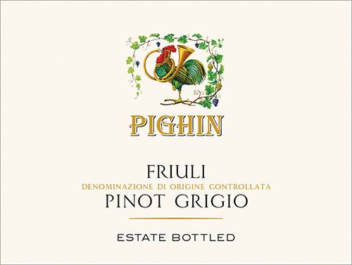 Pinot Grigio Friuli DOC Front Label