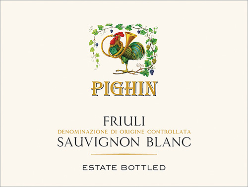 Sauvignon Blanc Friuli DOC Front Label