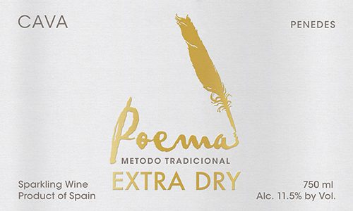 Cava Extra Dry Front Label