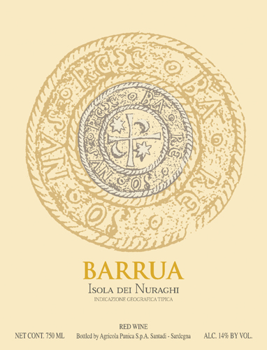 Barrua Isola dei Nuraghi IGT Front Label