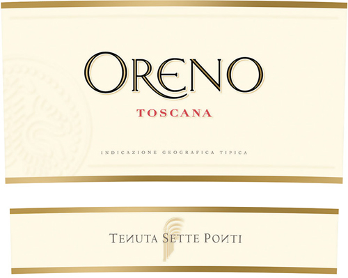 Oreno Toscana IGT Front Label