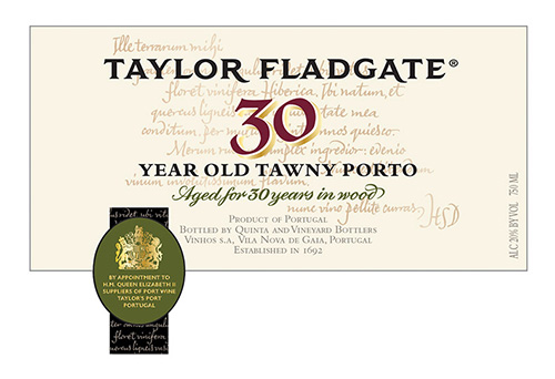 30 Year Old Tawny Porto Front Label