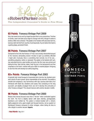 Fonseca Sell Sheet – eRobertParker.com