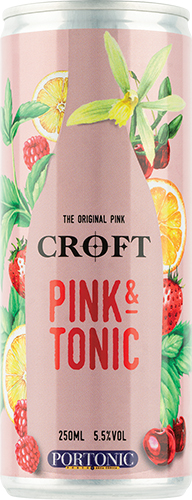 RTD Can – Croft Pink & Tonic (250ml)