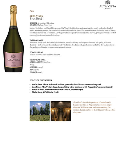 Brut Rosé Fact Sheet