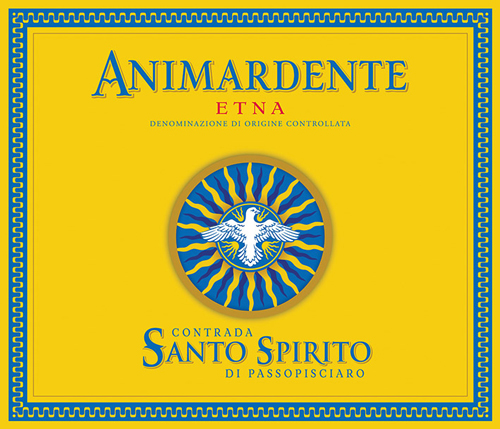 Contrada Santo Spirito Animardente Etna DOC Front Label