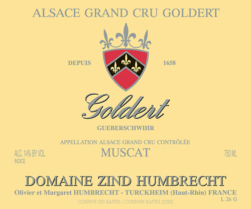 Muscat Goldert Grand Cru – (Non-Vintage Specific Label)