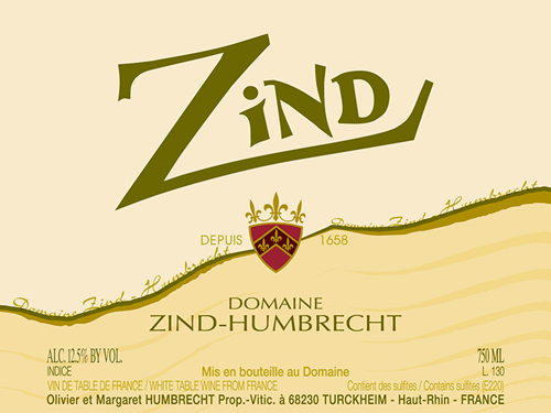 Zind – (Non-Vintage Specific Label)