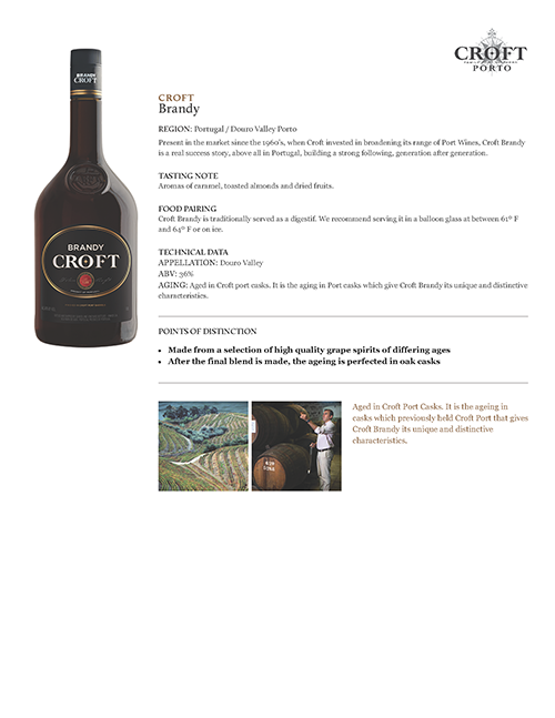 Croft Brandy Tech Sheet
